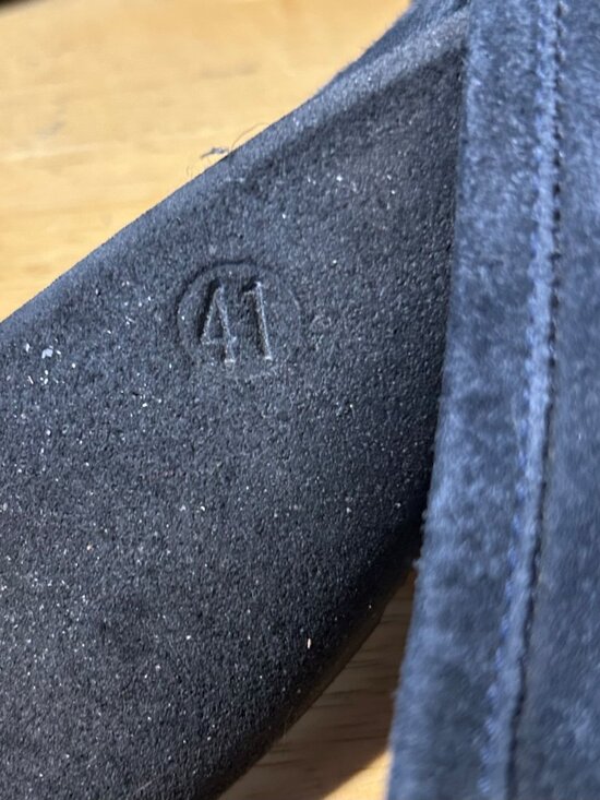 Authentic Mens Loro Piana Blue 1-Suede Summer Walk Slip-On Loafer Shoes 41 US/8 main image 14